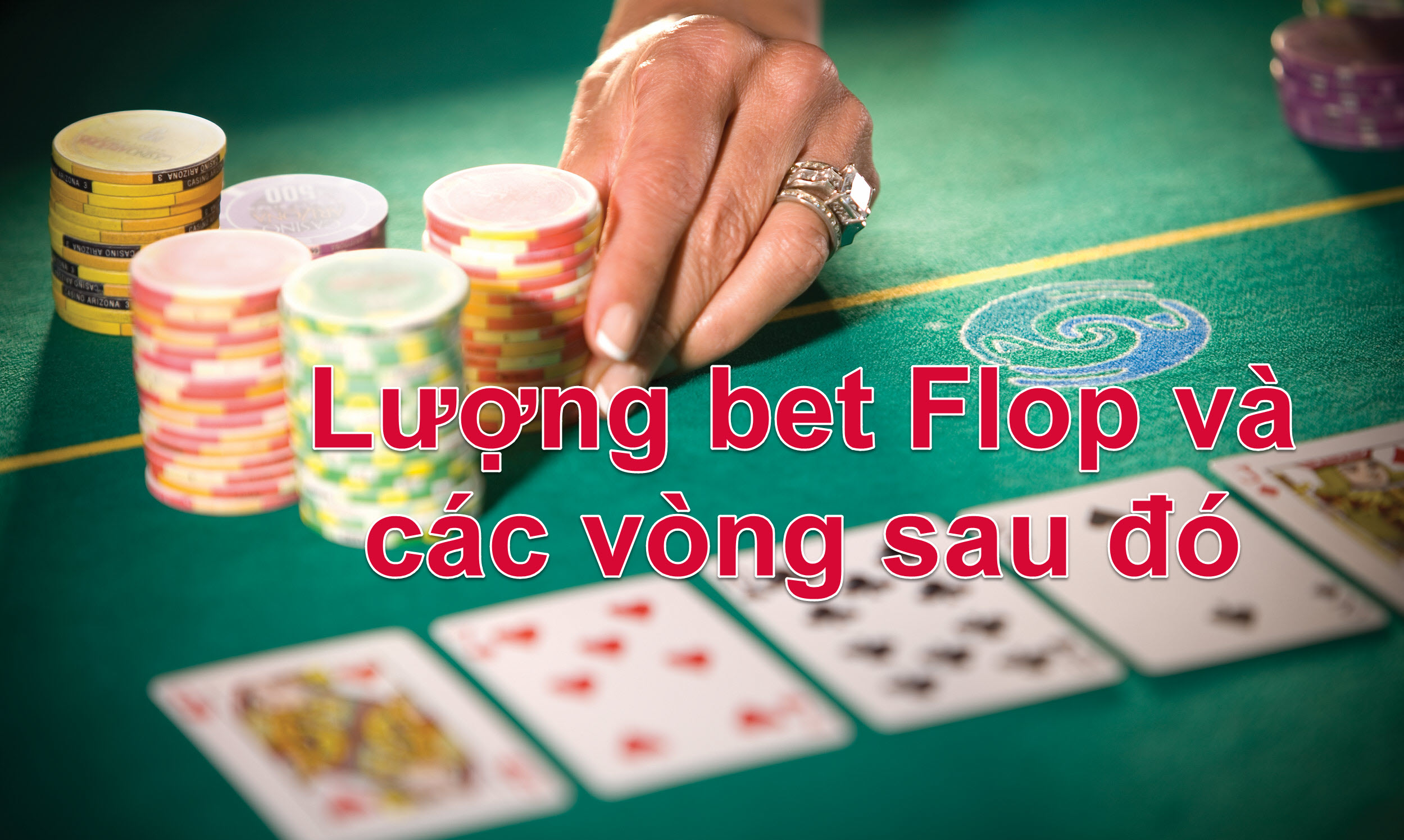 Đánh bài Poker: Lượng Bet Flop và các vòng sau đó